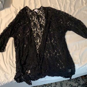 LulaRoe Lace Cardigan Size Large